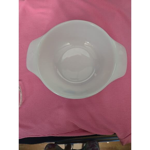 VTG Anchor Hocking Fire King 472 12oz Ovenware Blue Cornflower Casserole w Lid - Picture 4 of 8